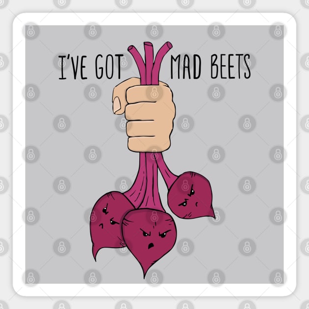 Mad Beets Magnet by jayMariah